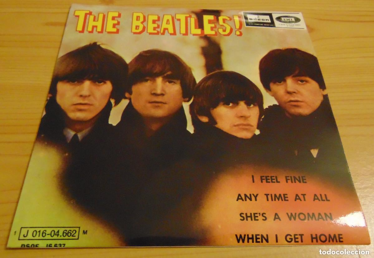 Discos de vinilo: The Beatles &ndash; I Feel Fine + 3 - EP J016-04662 / DSOE 16637 -