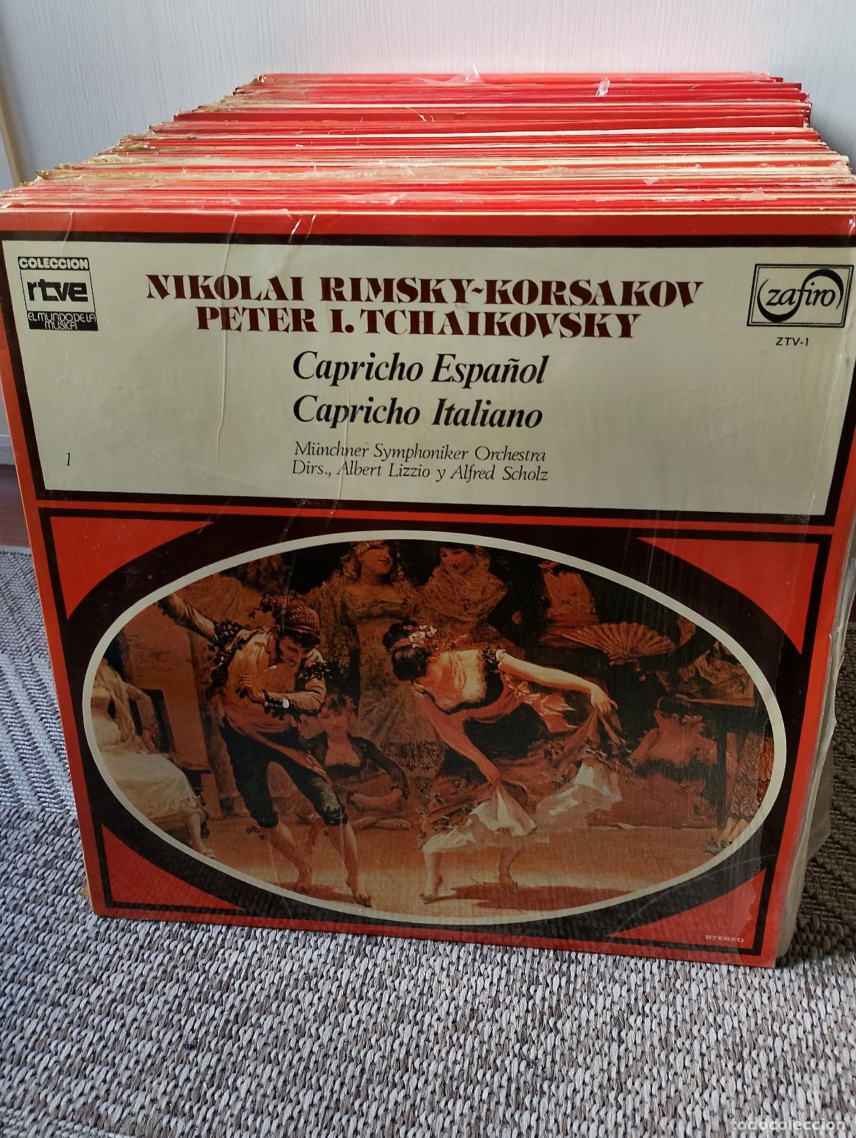 Discos de vinilo: COLECCION RTVE, EL MUNDO DE LA MUSICA, 109, LPS CASI COMPLETA precintados la major parte