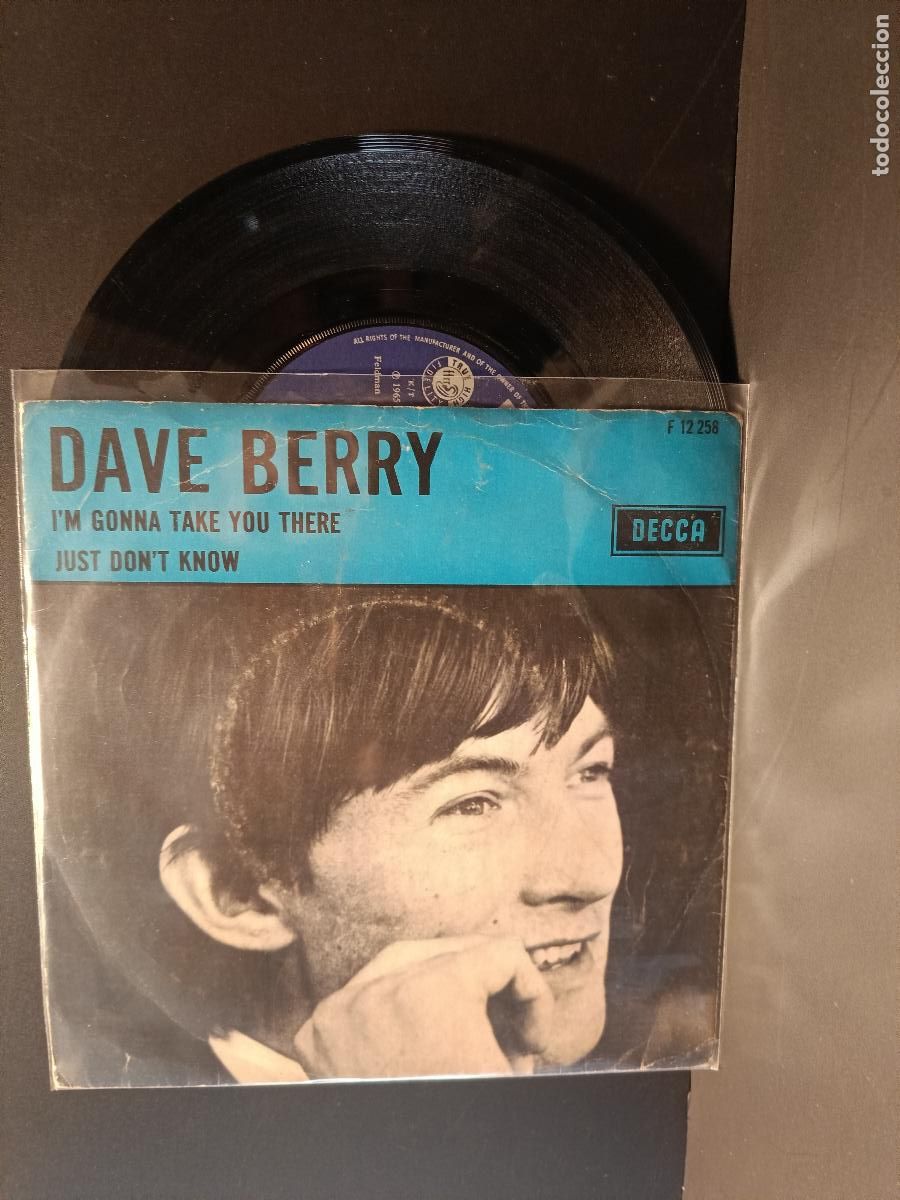 Discos de vinilo: DAVE BERRY I'M GONNA TAKE YOU THERE SINGLE UK 1965 PDELUXE