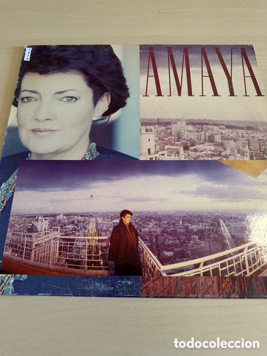 Discos de vinilo: VIN7570 Amaya sobre el latido de la ciudad vinilo segunda mano