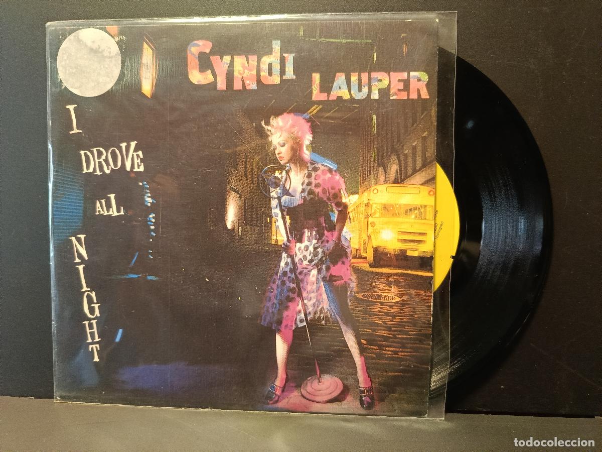 Discos de vinilo: CYNDI LAUPER I DROVE ALL NIGHT SINGLE ESPA&Ntilde;A 1989 PDELUXE