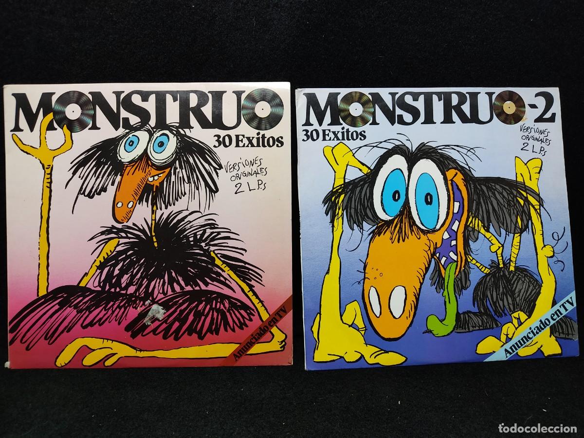 Discos de vinilo: LOTE DE MONSTRUO 1 Y 2