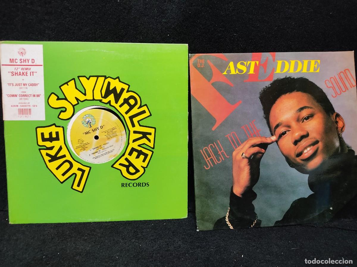 Discos de vinilo: LOTE DE 2 VINILOS - RAP - FAST EDDIE - MC SHY D