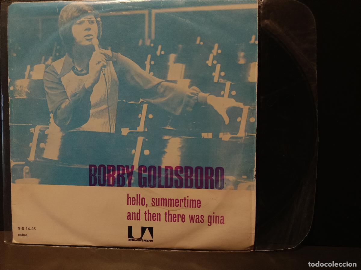 Discos de vinilo: BOBBY GOLDSBORO HELLO, SUMMERTIME SINGLE PORTUGAL 1974 PDELUXE