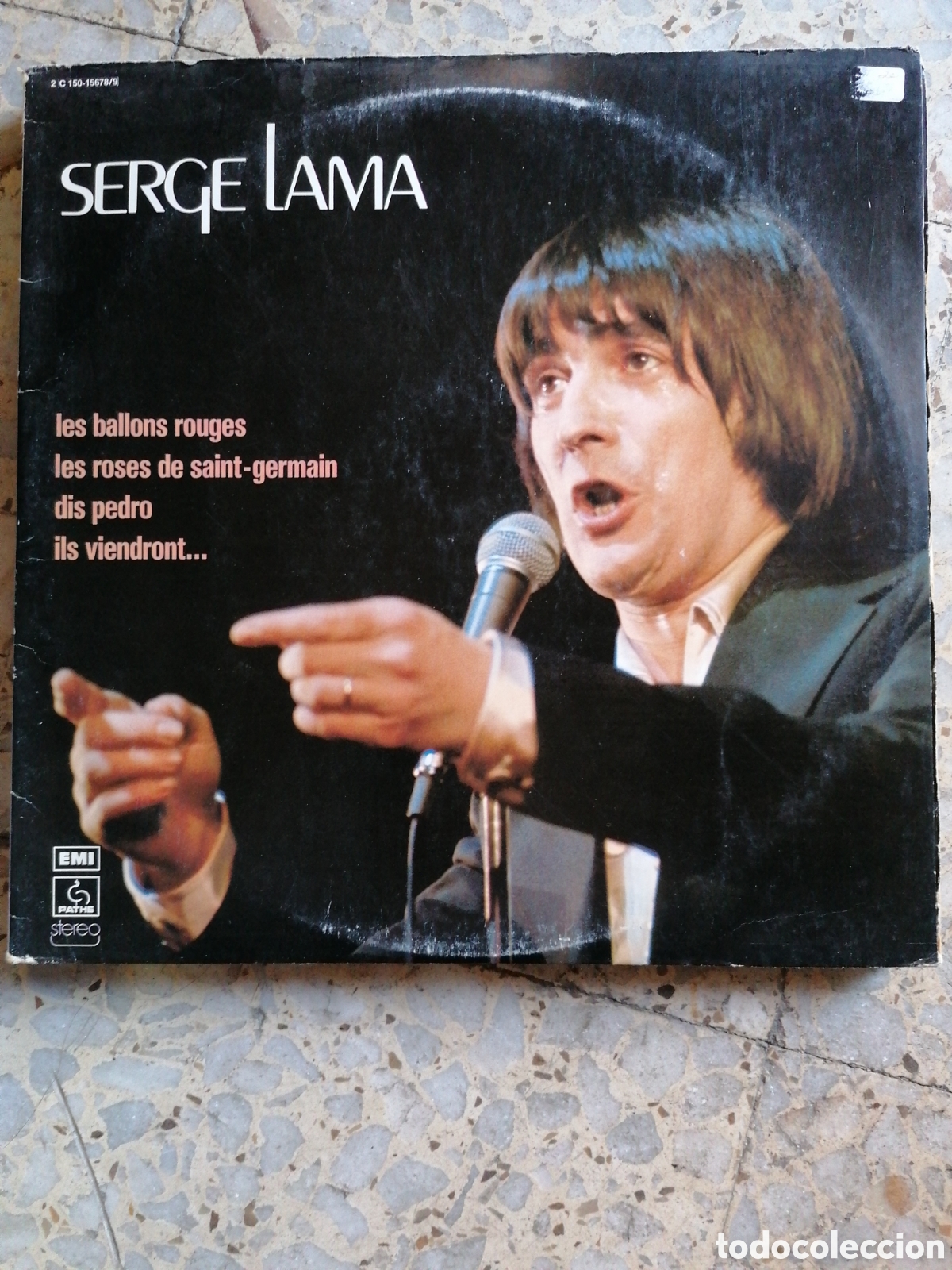 Discos de vinilo: 2 LP SERGE LAMA 1977 FRANCIA PORTADA DOBLE