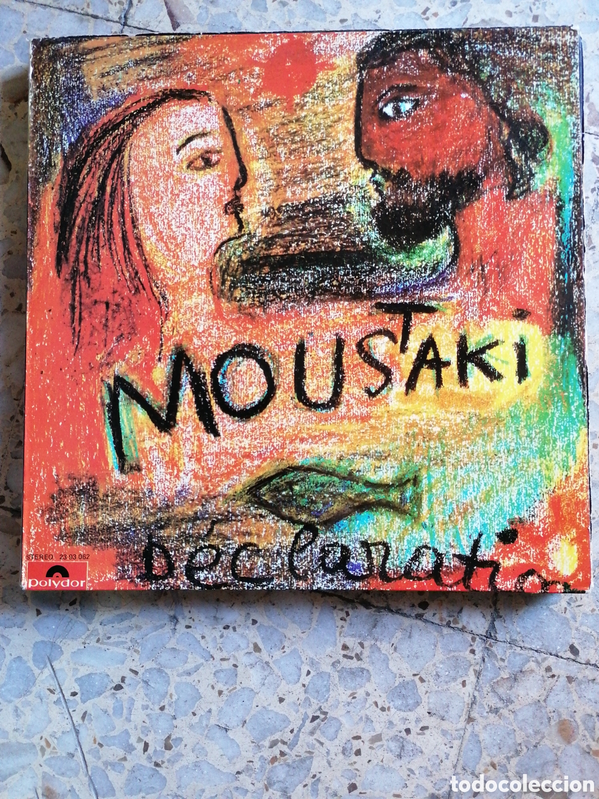 Discos de vinilo: LP MOUSTAKI DECLARATION 1976 ESPA&Ntilde;A EX