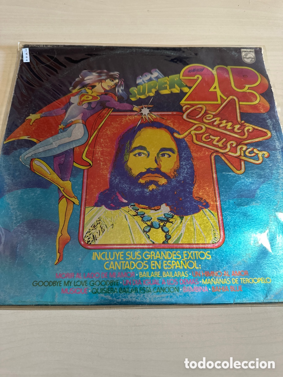 Discos de vinilo: VIN7584 los s&uacute;per 2lp demis roussos vinilo segunda mano