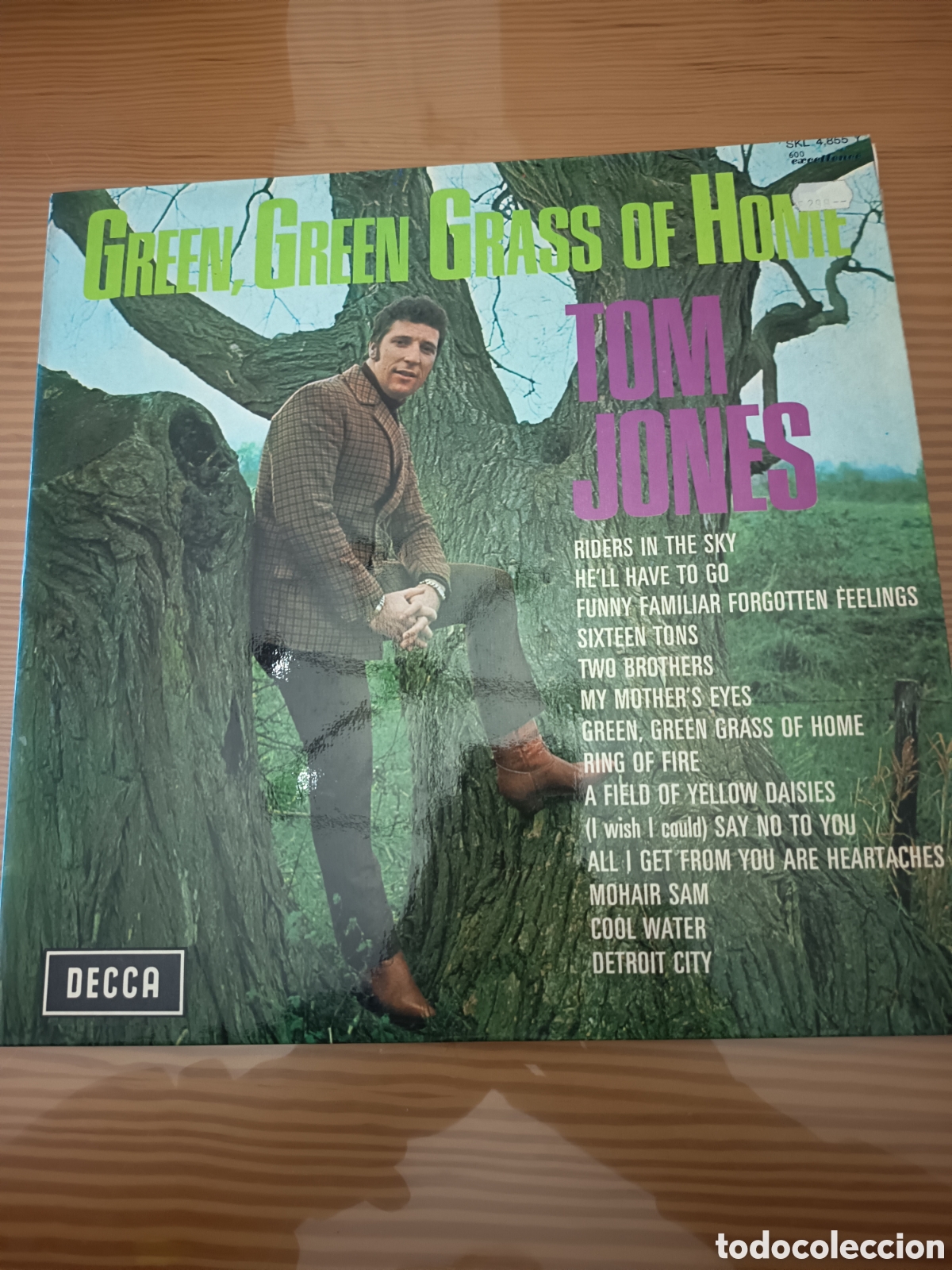 Discos de vinilo: Disco vinilo LP de Tom Jones &rdquo; Green Green Grass Of Home &rdquo; primera edici&oacute;n Decca francesa de 1967,