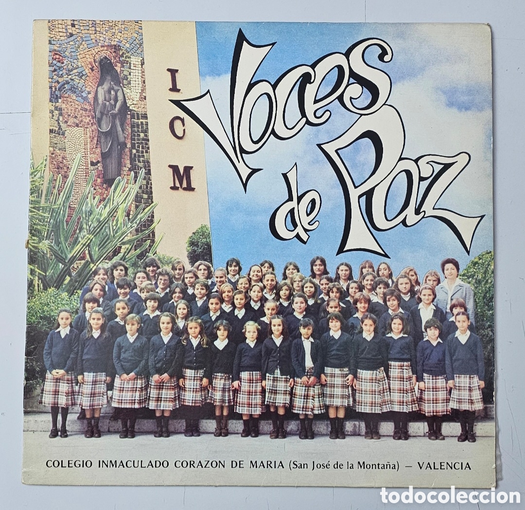 Discos de vinilo: LP COLEGIO INMACULADO CORAZ&Oacute;N DE MARIA VALENCIA (Espa&ntilde;a - Privado - 1982) Xian Cristiano RARO ESCASO