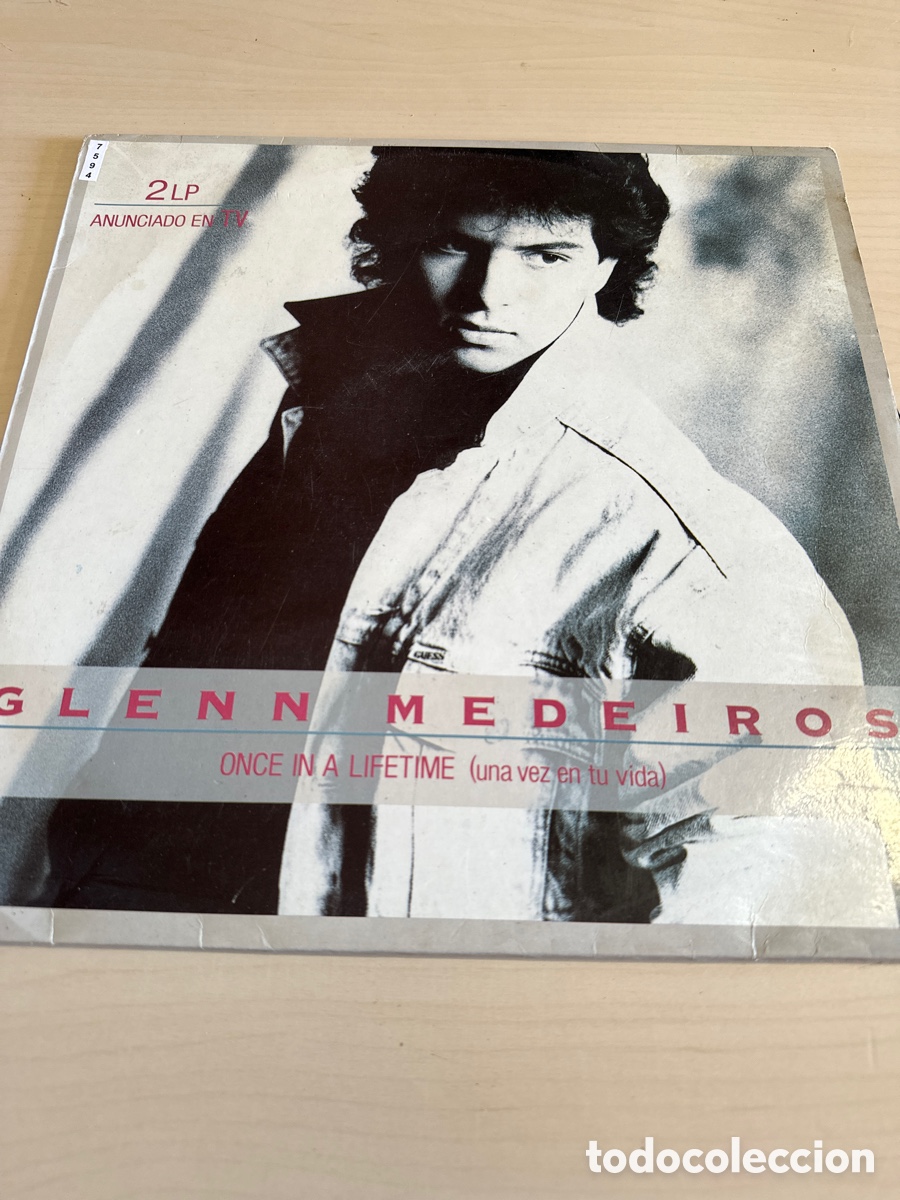 Discos de vinilo: VIN7594 glenn medeiros once in a lifetime ( una vez en tu vida ) vinilo segunda mano