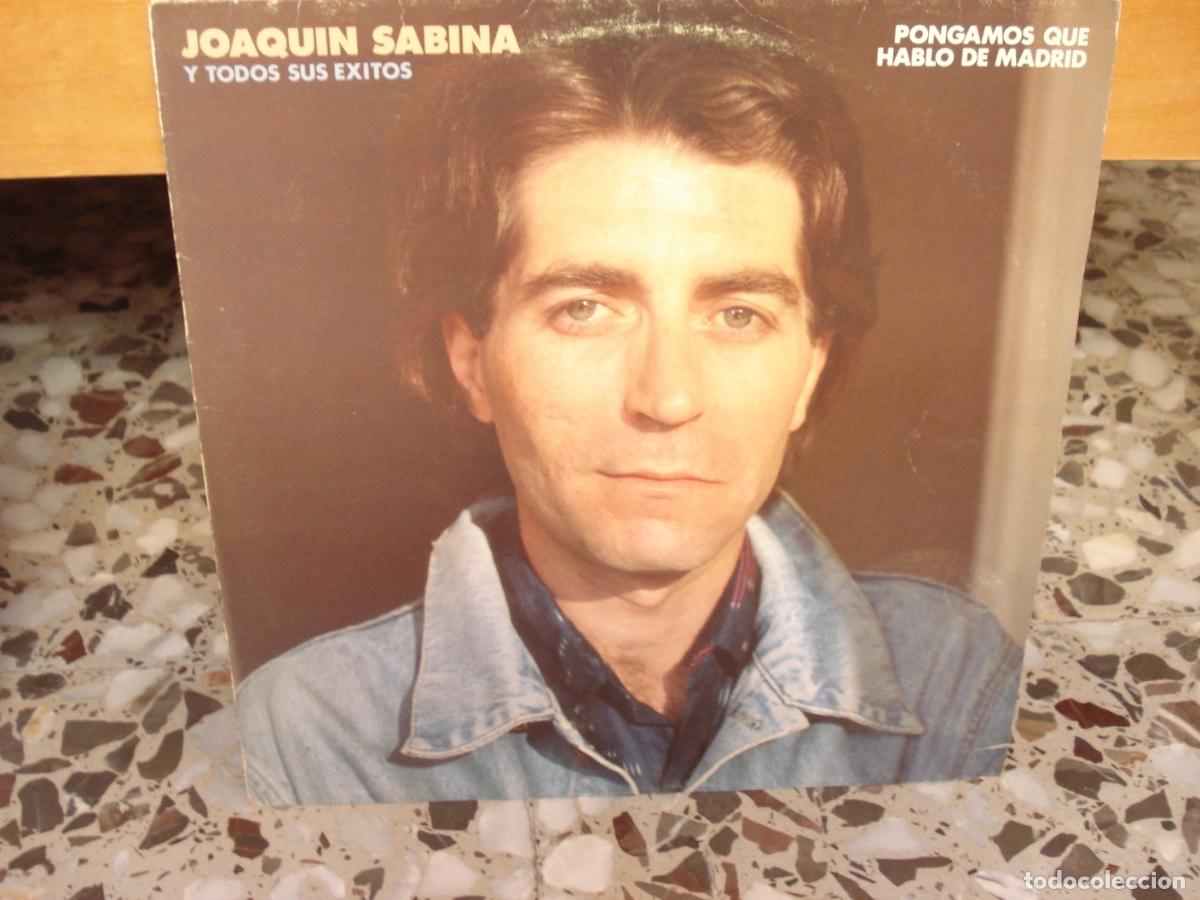Discos de vinilo: Joaqu&iacute;n Sabina Pongamos que hablo de Madrid y todos sus &eacute;xitos LP