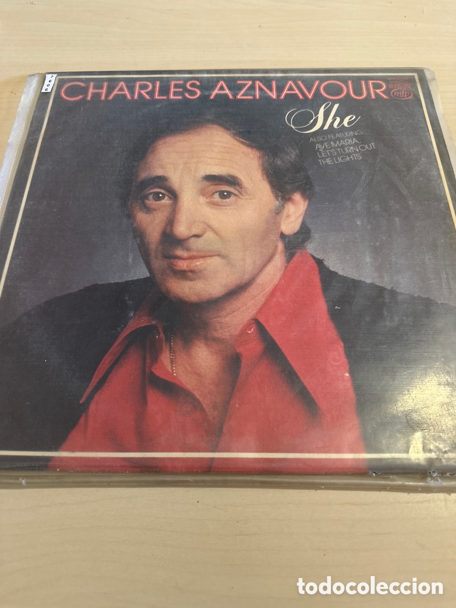 Discos de vinilo: VIN7606 charles aznavour she vinilo segunda mano