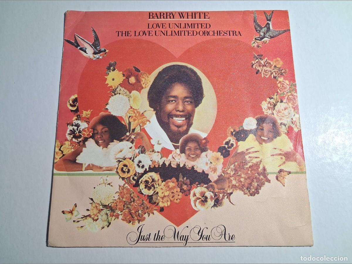 Discos de vinilo: single barry white. love unlimited. just the way you love. unlimited gold 1980 spain (seminuevo)