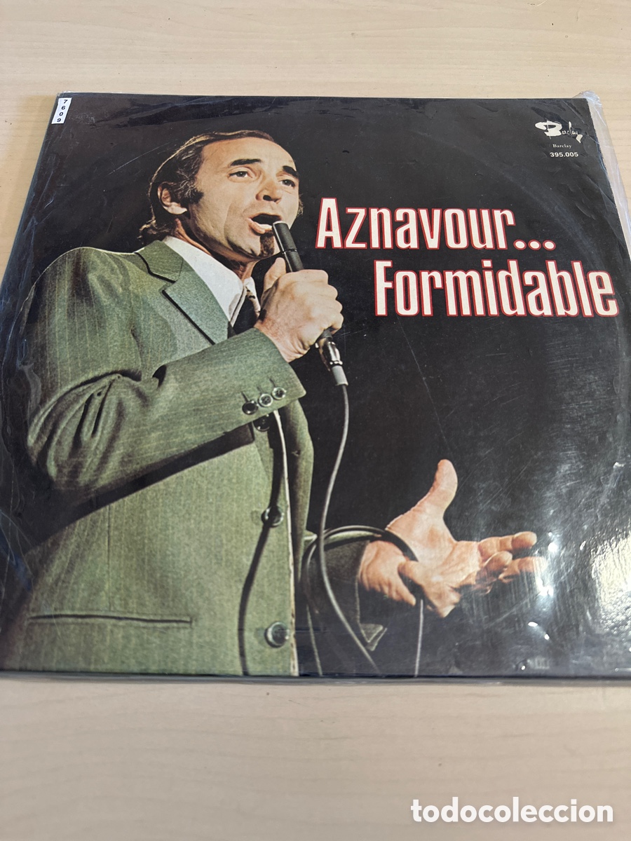 Discos de vinilo: VIN7609 aznavour formidable vinilo segunda mano