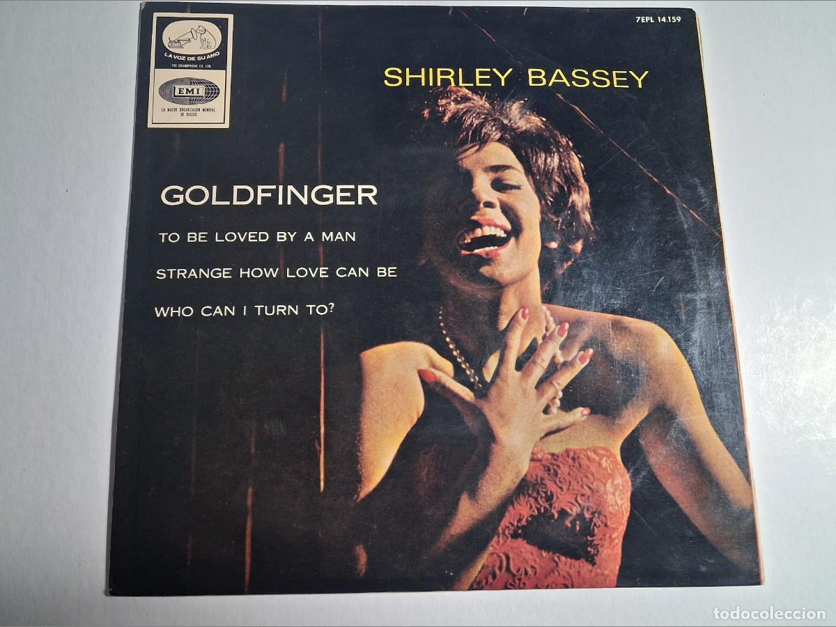 Discos de vinilo: single shirley bassey. goldfinger + 3 temas. emi 1965 spain (seminuevo)