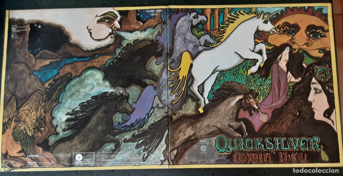 Discos de vinilo: Lp QUICKSILVER, COMIN' THRU, edici&oacute;n original inglesa