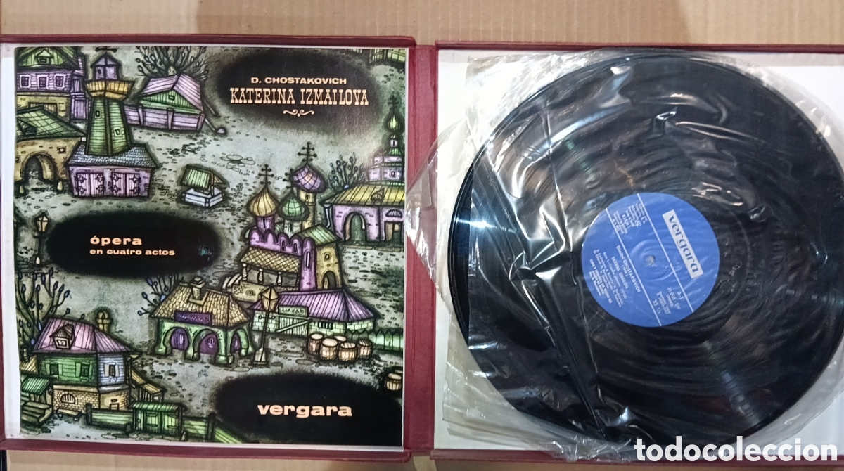 Discos de vinilo: CHOSTAKOVICH IZMAILOVA 4 DISCOS - Foto 2