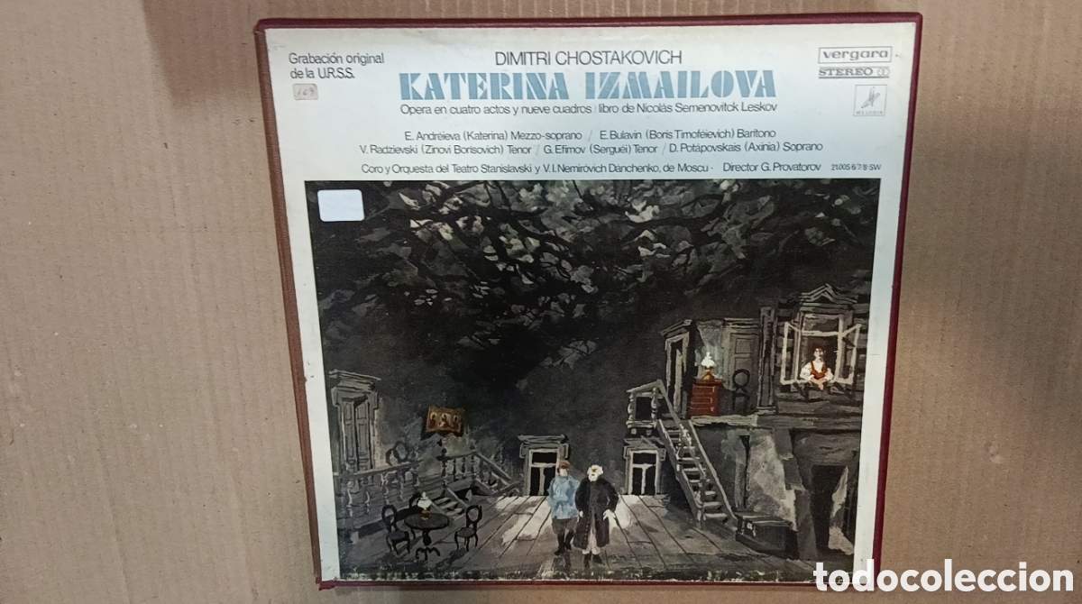 Discos de vinilo: CHOSTAKOVICH IZMAILOVA 4 DISCOS