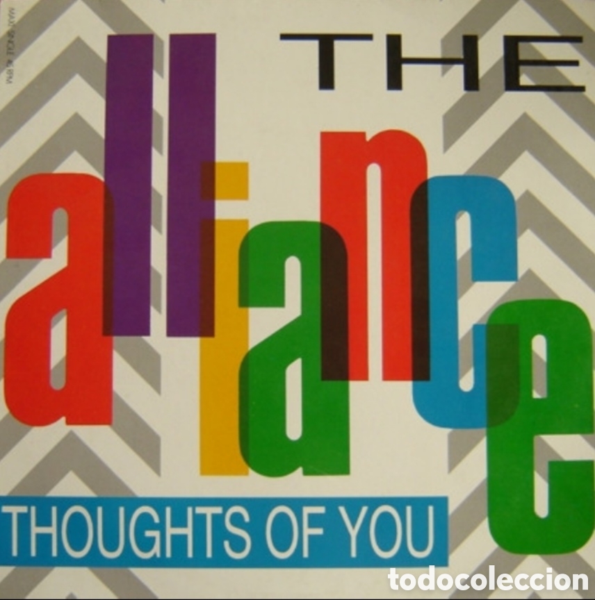 Discos de vinilo: LP Maxi THE ALLIANCE / OUT OF ORDINARY - Thoughts of You - Epic 1990 - EPC 6564976 - ESPA&Ntilde;A (NM/EX)