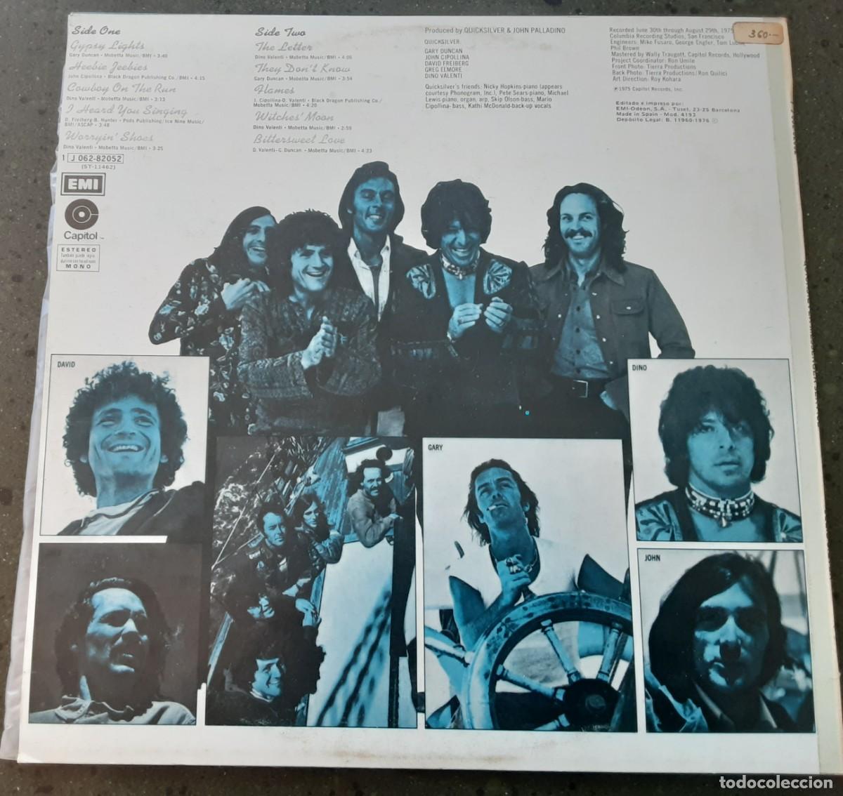 Discos de vinilo: Lp QUICKSILVER MESSENGER SERVICE, SOLID SILVER, edici&oacute;n original espa&ntilde;ola - Foto 2