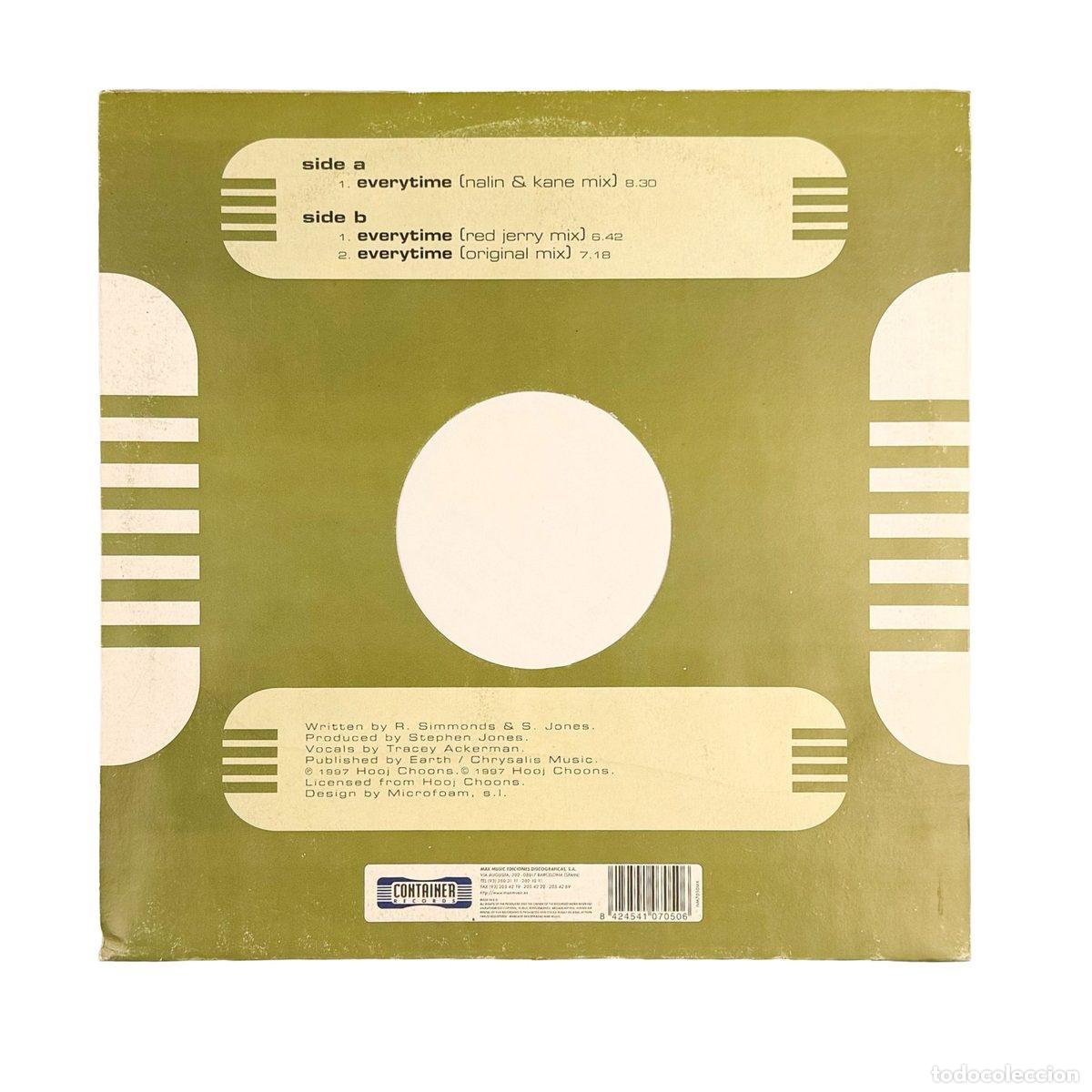 Discos de vinilo: MAXI LP. Lustral. Everytime (G+/VG) - Foto 2