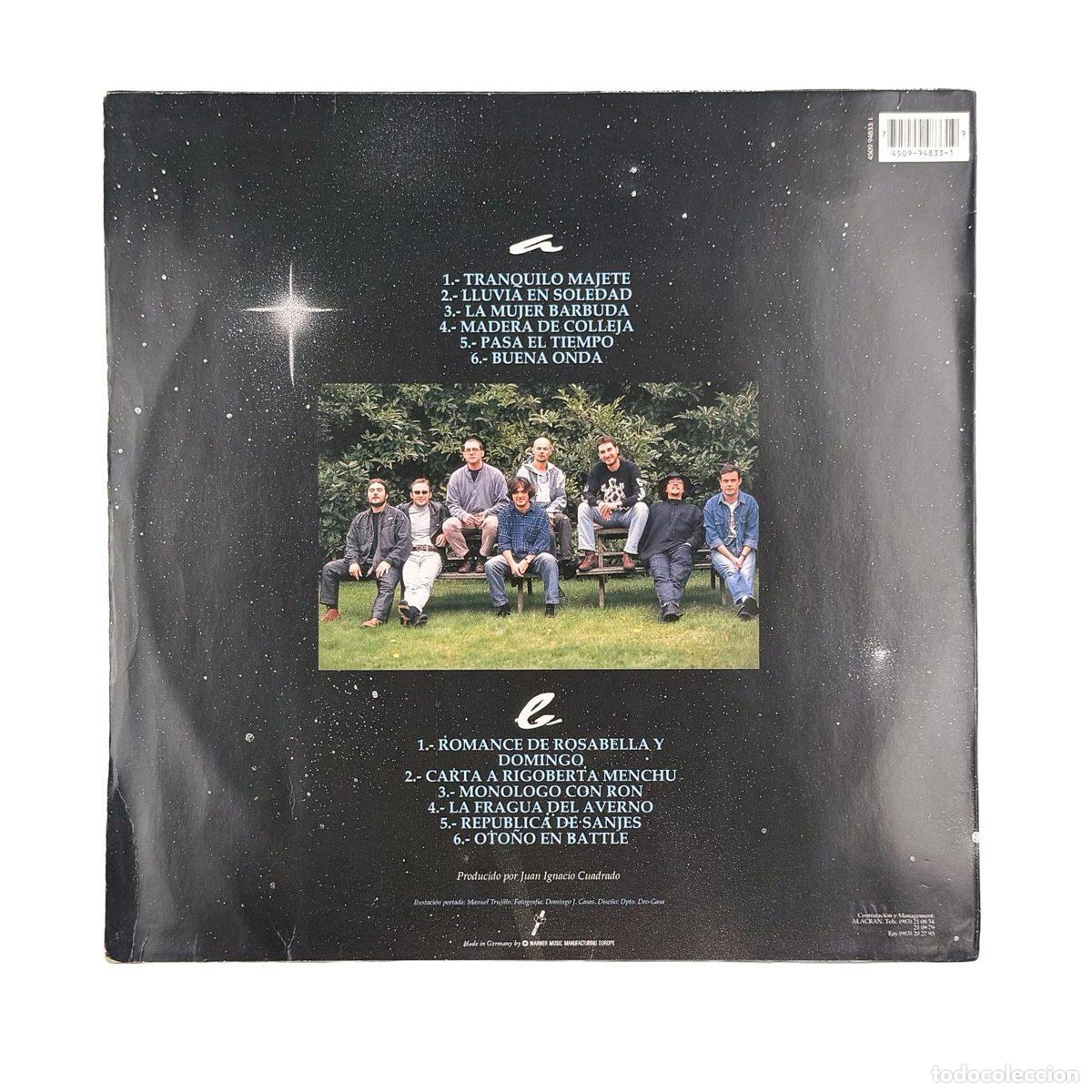 Discos de vinilo: LP. Celtas Cortos. Tranquilo Majete (G/VG) - Foto 2