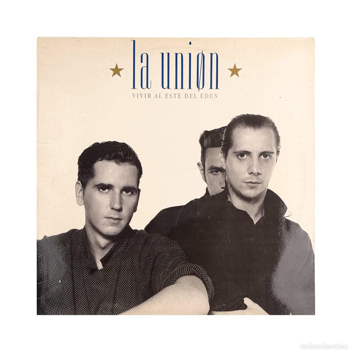 Discos de vinilo: LP. La Uni&oacute;n. Vivir Al Este Del Ed&eacute;n (G/VG) - Foto 1