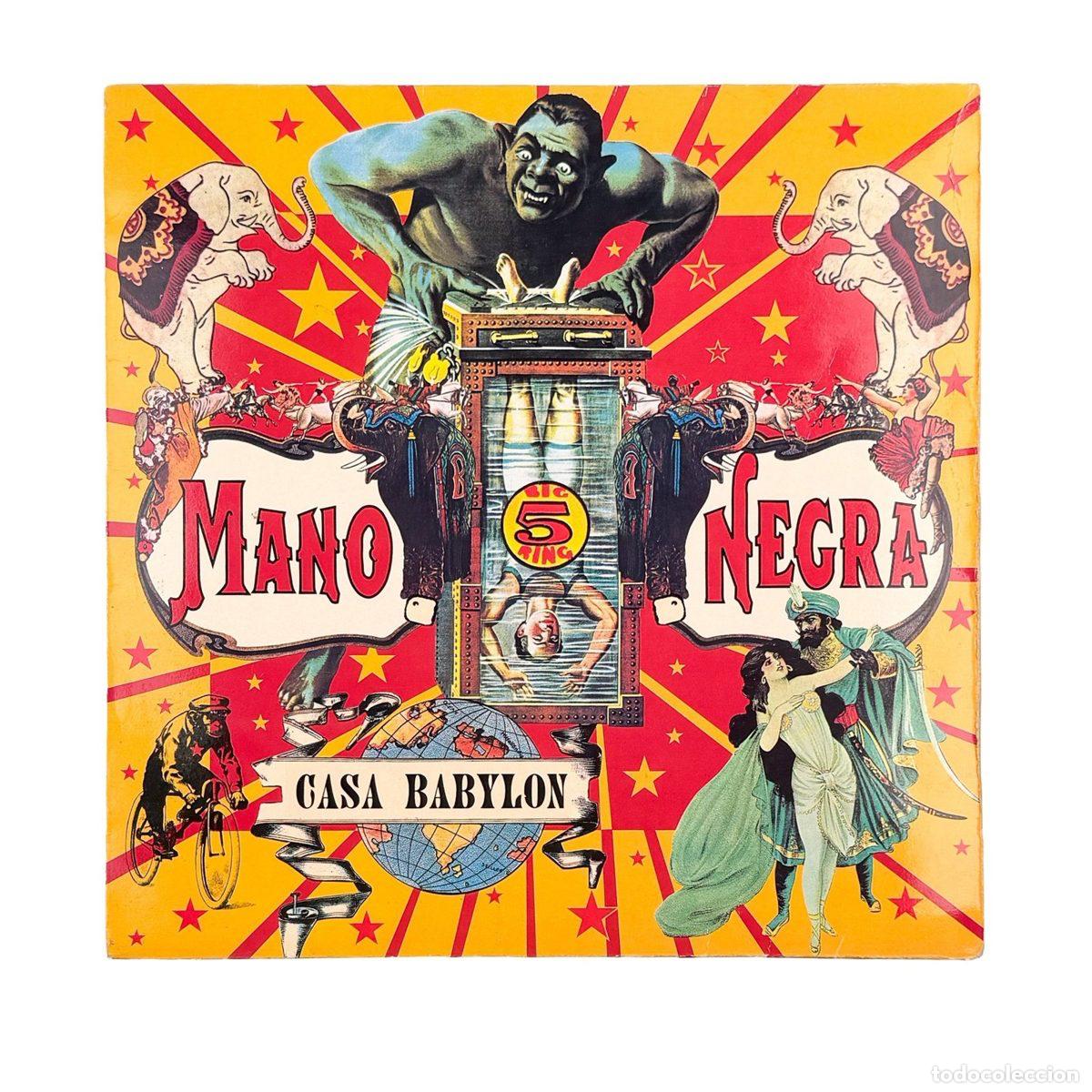 Discos de vinilo: LP. Mano Negra. Casa Babylon (G/VG)