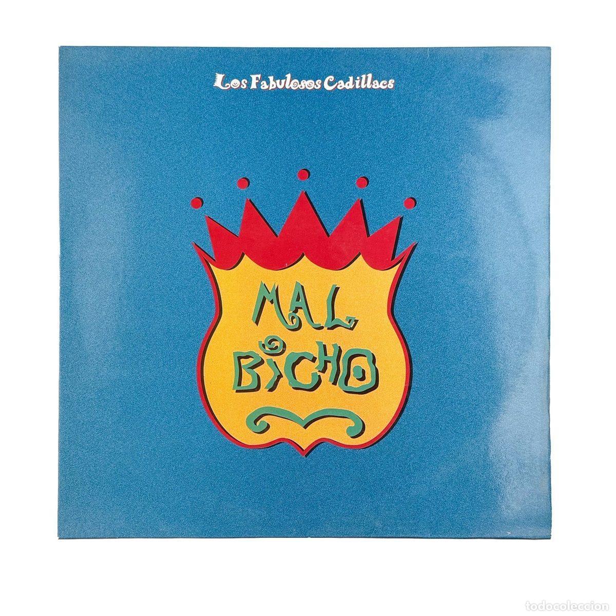 Discos de vinilo: MAXI LP. Los Fabulosos Cadillacs. Mal Bicho (G/VG+)