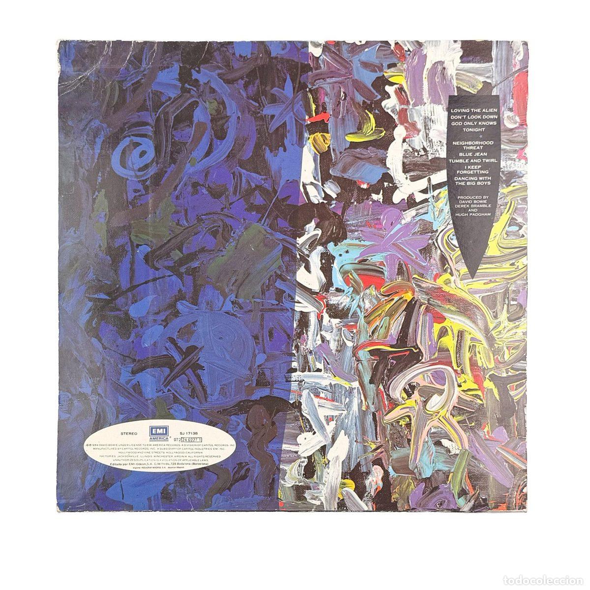 Discos de vinilo: LP. David Bowie. Tonight (G+/VG) - Foto 2