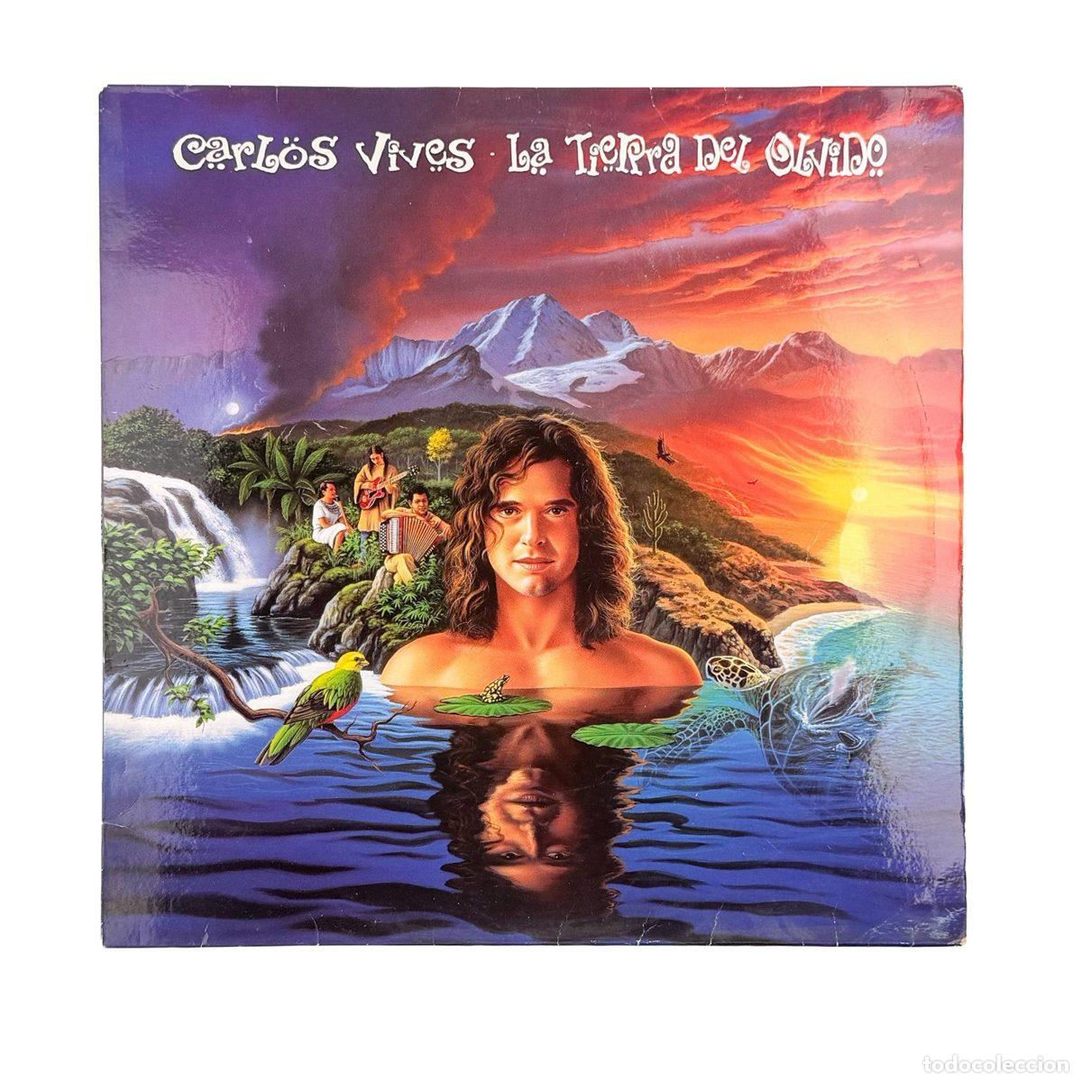 Discos de vinilo: LP. Carlos Vives. La Tierra Del Olvido (G/VG)