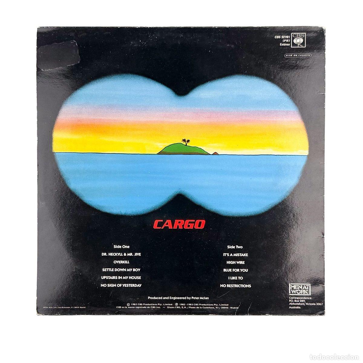 Discos de vinilo: LP. Men At Work. Cargo (VG/VG) - Foto 2