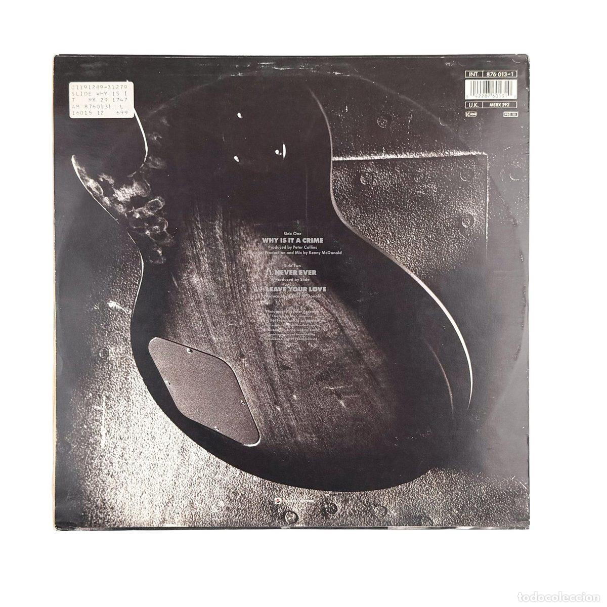 Discos de vinilo: MAXI LP. Slide. Why Is It A Crime (VG+/VG+) - Foto 2