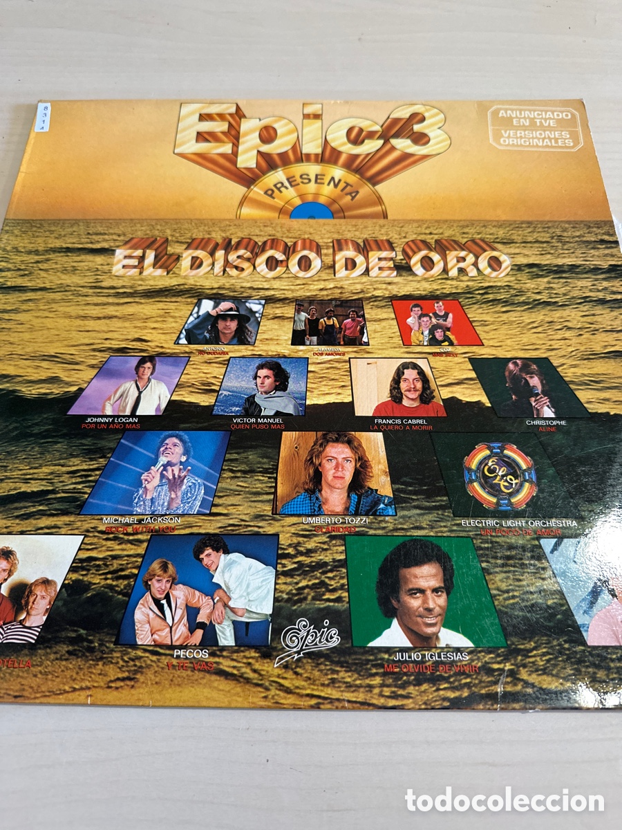 Discos de vinilo: VIN7614 epic 3 presenta el disco de oro vinilo segunda mano
