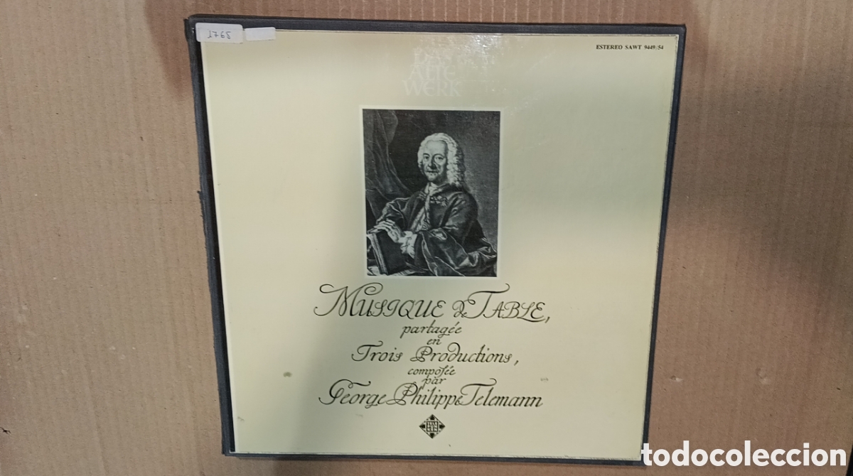 Discos de vinilo: TELEMANN M&Uacute;SICA PARA BANQUETES 6 DISCOS