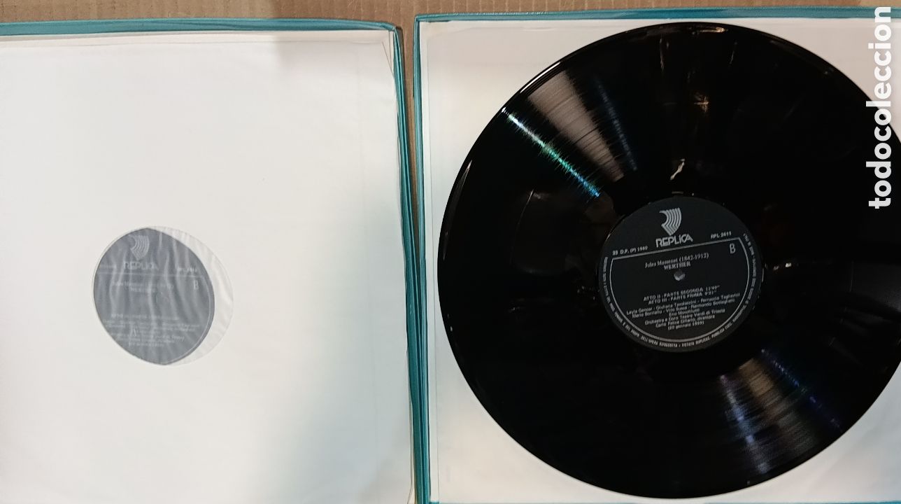 Discos de vinilo: MASSENET WERTHER 3 DISCOS - Foto 5
