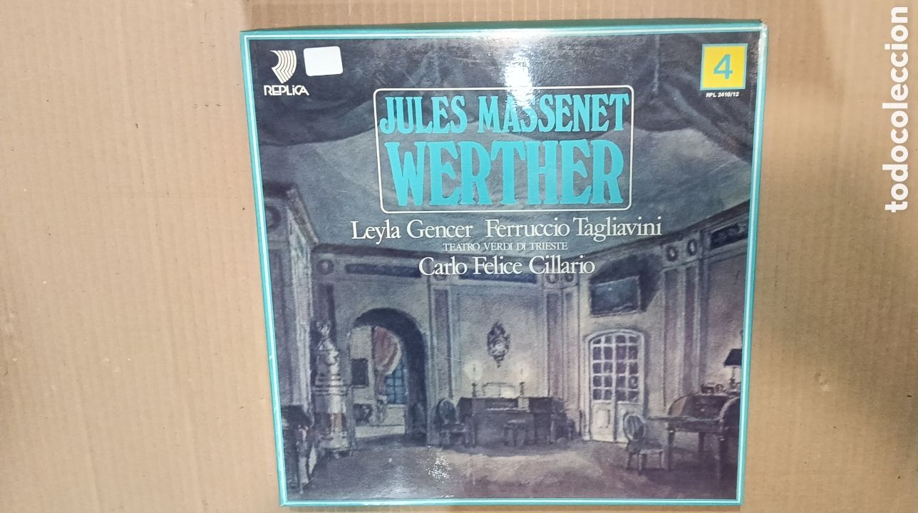 Discos de vinilo: MASSENET WERTHER 3 DISCOS - Foto 1
