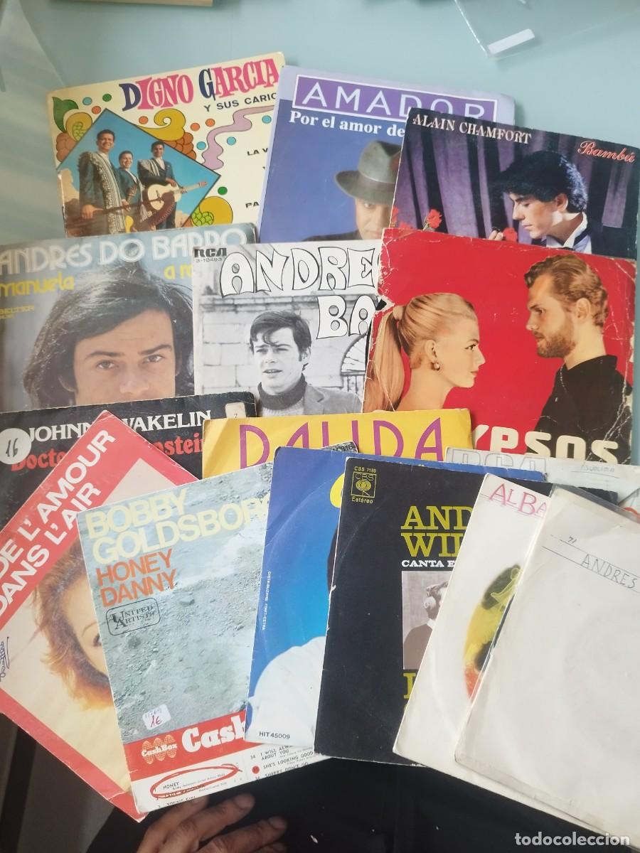 Discos de vinilo: Lote de discos de vinilo singles (7&rdquo;) - Pop, Mel&oacute;dico y Canci&oacute;n Espa&ntilde;ola/Internacional (A&ntilde;os 60-80).
