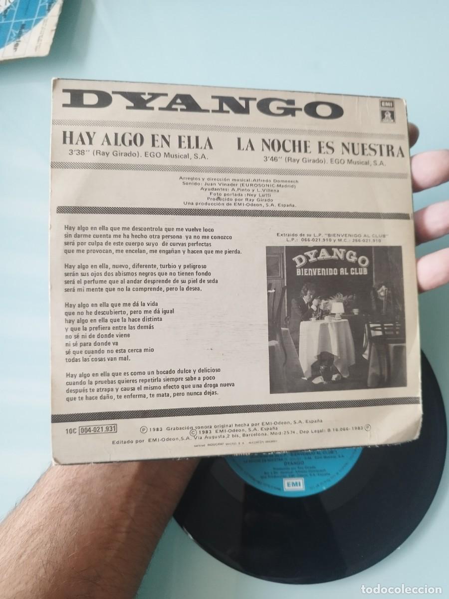 Discos de vinilo: Lote 2 Discos de Vinilo Dyango (LP Suspiros + Single 1983). - Foto 5