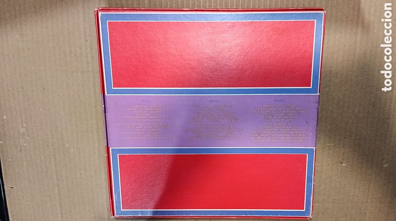 Discos de vinilo: CBS ANIVERSARIO 10 A&Ntilde;OS DE &Eacute;XITOS 3 DISCOS - Foto 2