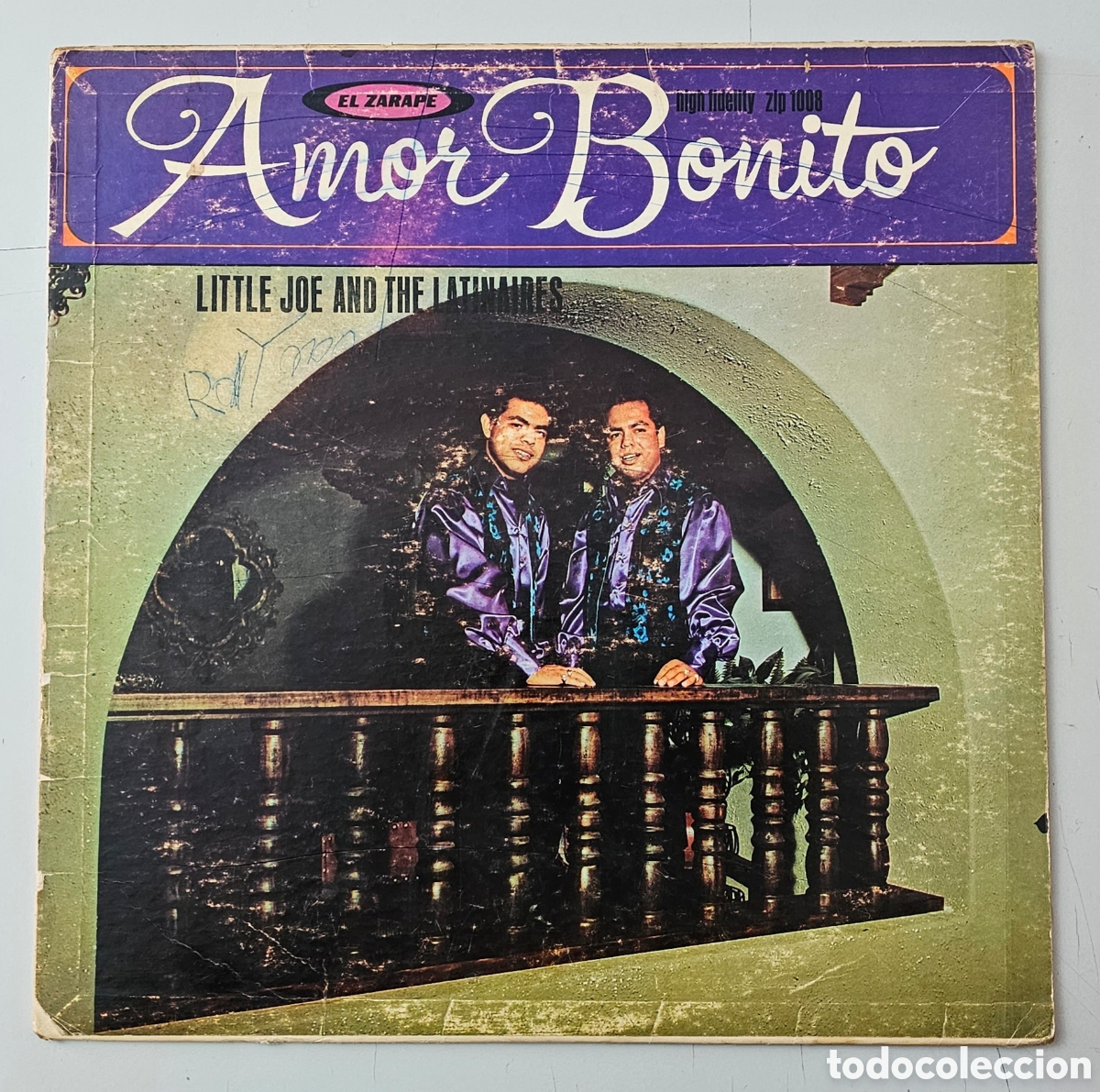 Discos de vinilo: LP LITTLE JOE & THE LATINAIRES - Amor bonito (US - El Zarape - 1965) TEX-MEX NORTE&Ntilde;O RANCHERA