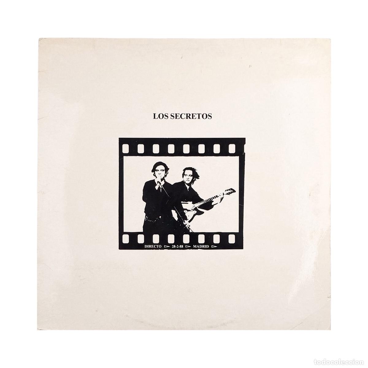 Discos de vinilo: 2xLP. Los Secretos. Directo (G+/VG)