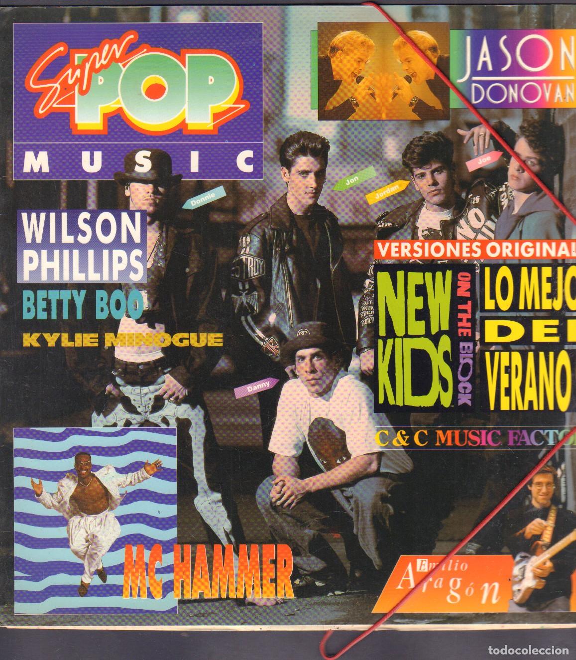Discos de vinilo: SUPER POP MUSIC - JASON DONOVAN, WILSON PHILLIPS, KYLIE MINOGUE.../ LP EPIC 1991 RF-27019