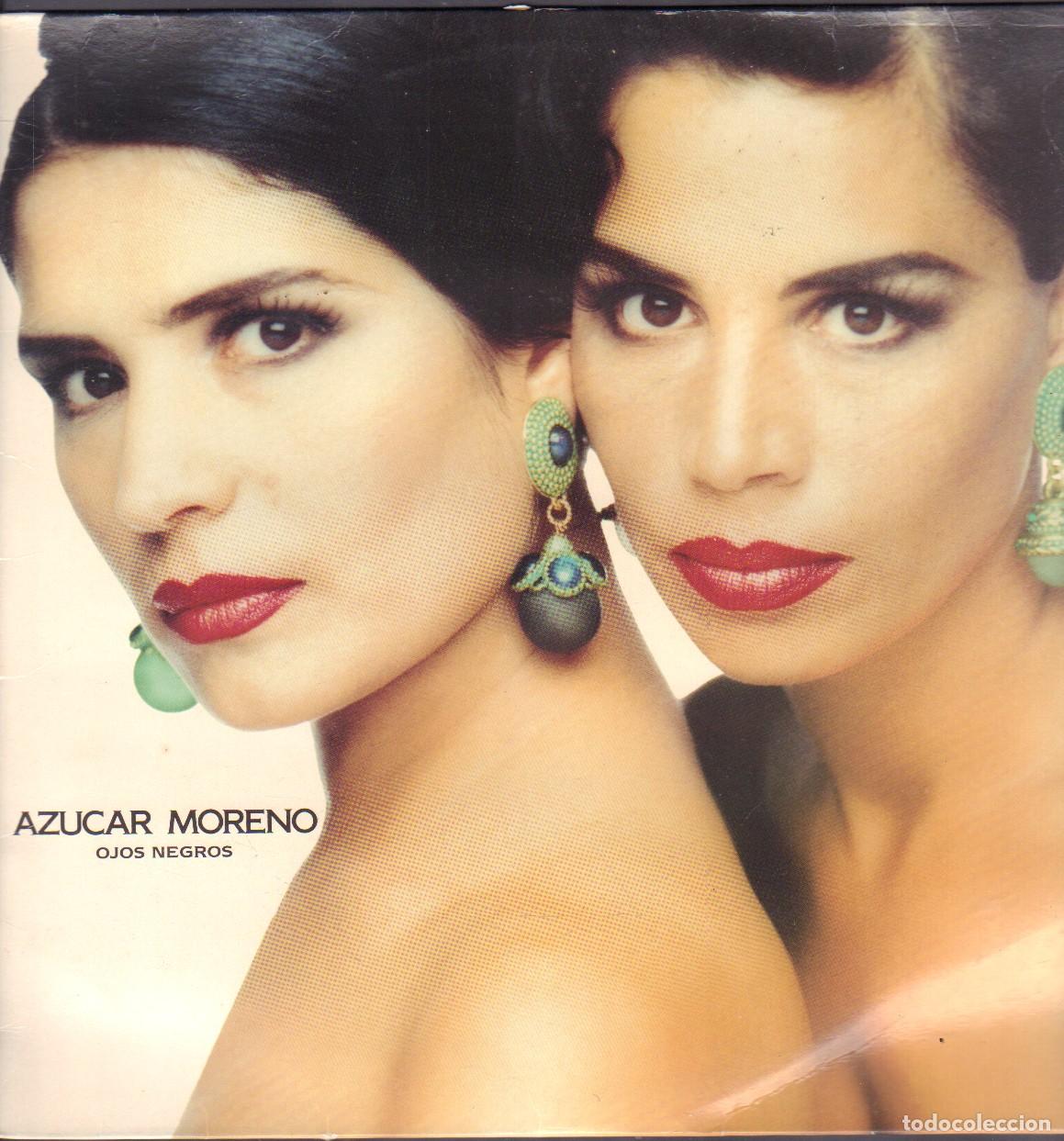 Discos de vinilo: AZUCAR MORENO - OJOS NEGROS / MOLIENDO CAFE, HECHIZO DE LUNA, VENENO.../ LP SONY 1992 RF-27021