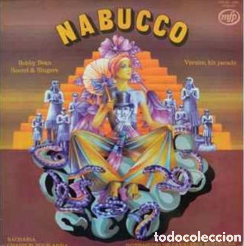 Discos de vinilo: LP BOBBY BEAN SOUND & SINGERS - Nabucco (Version Hit Parade) - For Pleasure 1974 - BELGICA (EX/NM)