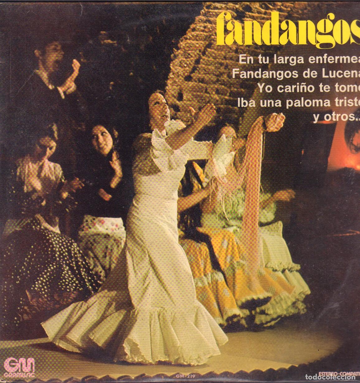 Discos de vinilo: FANDANGOS - EN TU LARGA ENFERME&Aacute;, YO CARI&Ntilde;O TE TOME, DE LUCENA.../ LP GM 1973 RF-27025