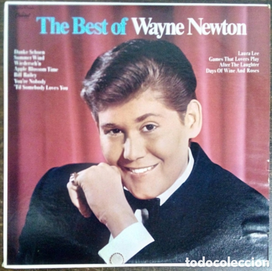 Discos de vinilo: LP WAYNE NEWTON - The Best Of - Capitol - SN-16083 - Edicion USA (EX/NM)