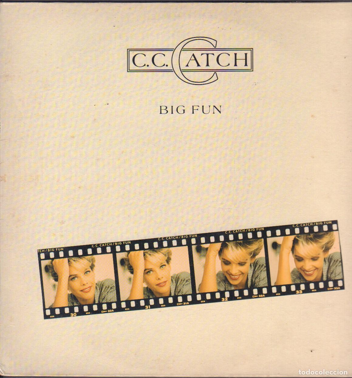 Discos de vinilo: C. C. CATCH - BIG FUN / SUMMER KISSES, ARE YOU SERIOUS, FIRE OF LOVE.../ LP HANSA 1988 RF-27028