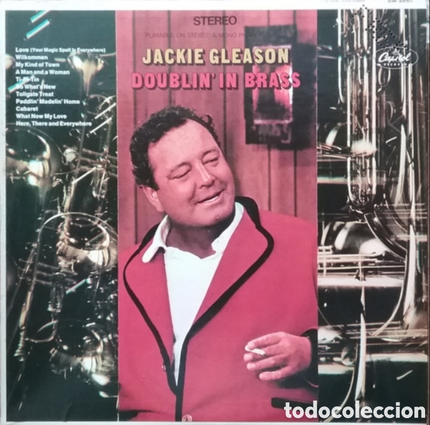 Discos de vinilo: LP JACKIE GLEASON - Doublin' In Brass - Capitol 1968 - SW-2880 - Edicion USA (G+/EX)