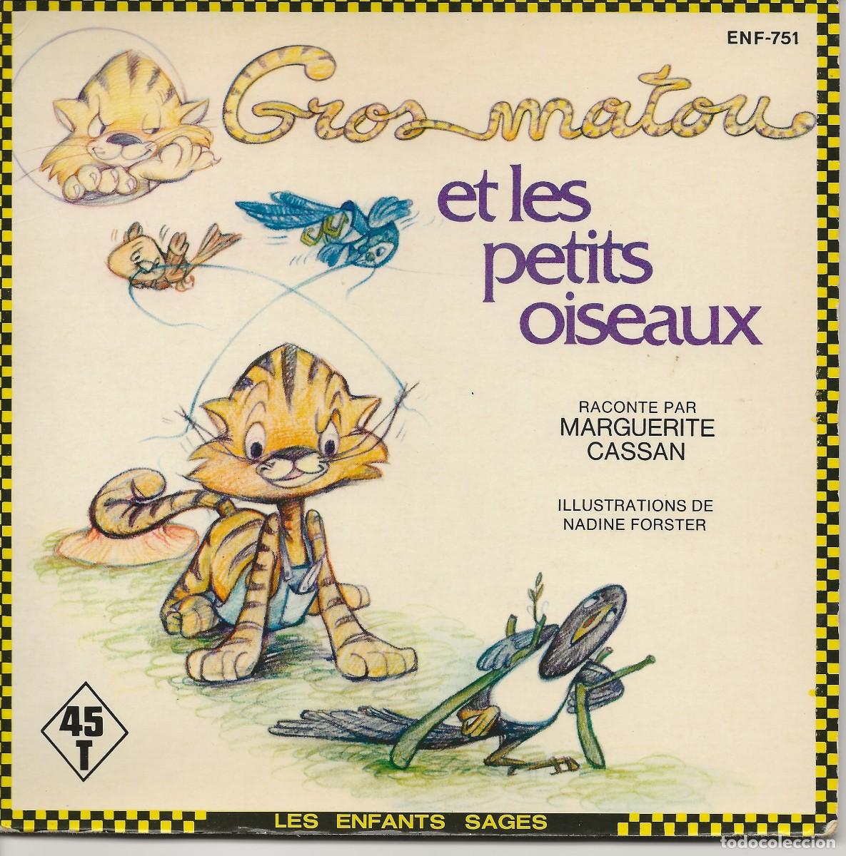 Discos de vinilo: GROS MATOU ET LES PETITS OISEAUX - - Foto 1